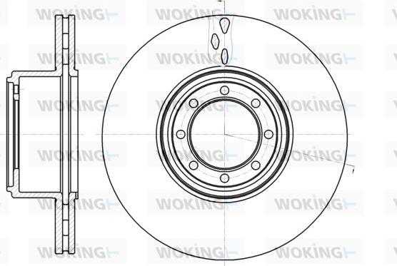 Woking D61216.10 - Kočioni disk www.molydon.hr