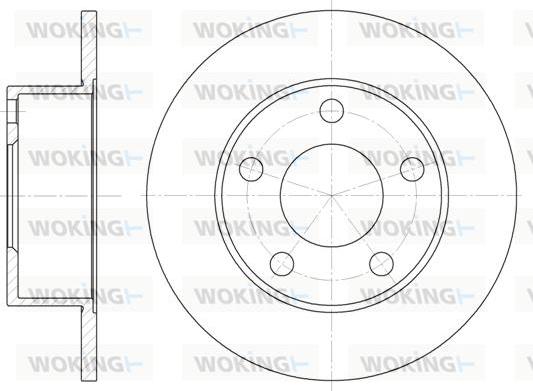 Woking D6121.00 - Kočioni disk www.molydon.hr