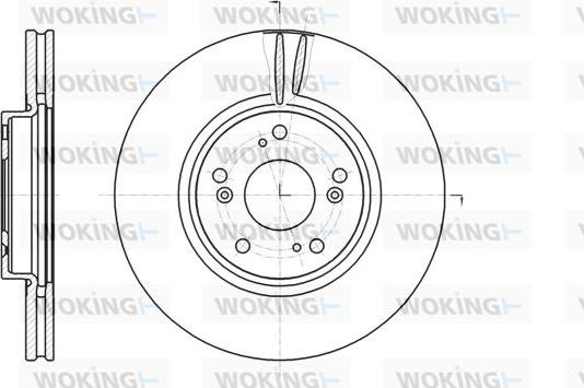 Woking D61218.10 - Kočioni disk www.molydon.hr