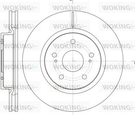 Woking D61212.10 - Kočioni disk www.molydon.hr