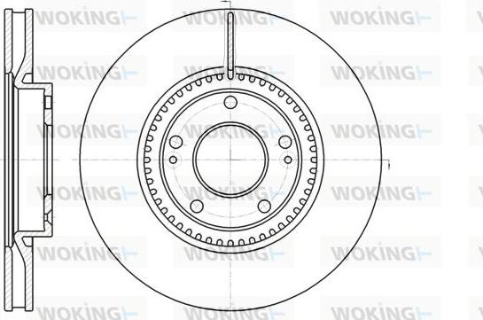 Woking D61217.10 - Kočioni disk www.molydon.hr