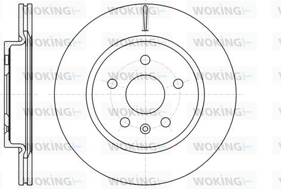 Woking D61284.10 - Kočioni disk www.molydon.hr