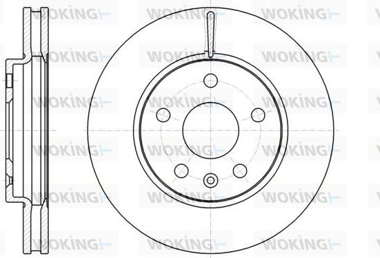 Woking D61285.10 - Kočioni disk www.molydon.hr