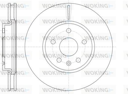 Woking D61286.10 - Kočioni disk www.molydon.hr