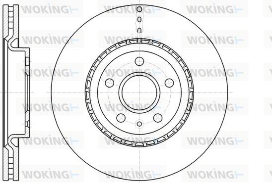 Woking D61283.10 - Kočioni disk www.molydon.hr