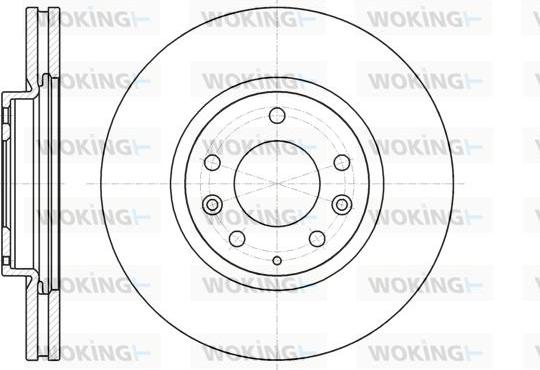 Woking D61236.10 - Kočioni disk www.molydon.hr