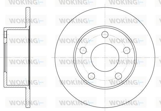 Woking D6123.00 - Kočioni disk www.molydon.hr