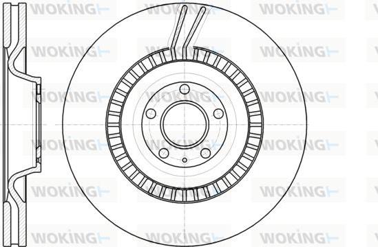 Woking D61238.10 - Kočioni disk www.molydon.hr