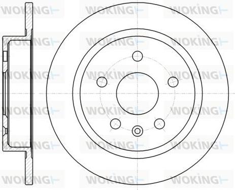 Woking D61279.00 - Kočioni disk www.molydon.hr