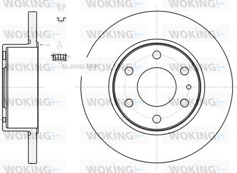 Woking D61274.00 - Kočioni disk www.molydon.hr