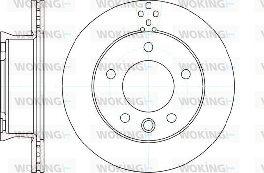 Woking D61275.10 - Kočioni disk www.molydon.hr