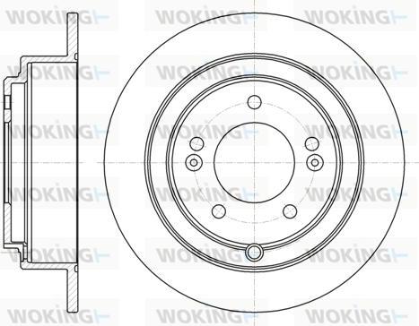 Woking D61276.00 - Kočioni disk www.molydon.hr