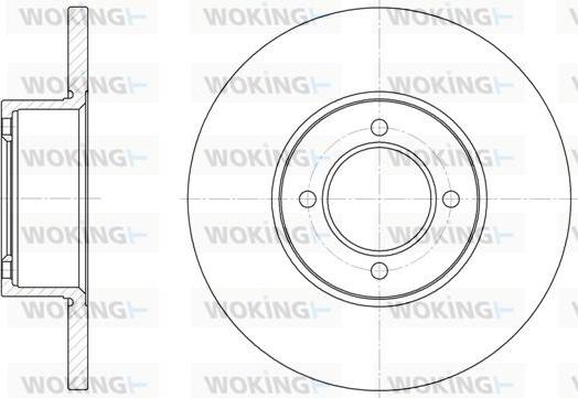 Woking D6127.00 - Kočioni disk www.molydon.hr