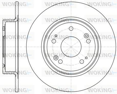 Woking D61278.00 - Kočioni disk www.molydon.hr