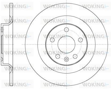 Woking D61796.00 - Kočioni disk www.molydon.hr