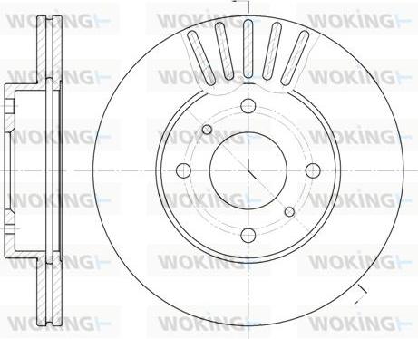 Woking D6179.10 - Kočioni disk www.molydon.hr