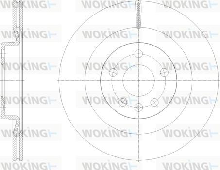 Woking D61798.10 - Kočioni disk www.molydon.hr