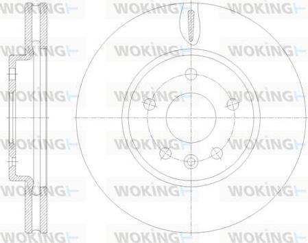 Woking D61793.10 - Kočioni disk www.molydon.hr