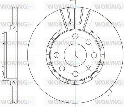 Woking D6174.10 - Kočioni disk www.molydon.hr