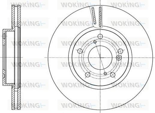 Woking D61755.10 - Kočioni disk www.molydon.hr