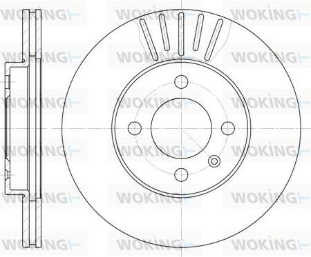 Woking D6175.10 - Kočioni disk www.molydon.hr