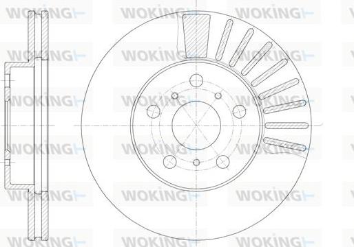 Woking D6170.10 - Kočioni disk www.molydon.hr