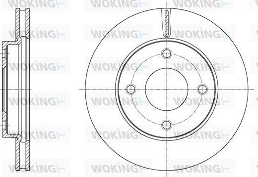 Woking D61716.10 - Kočioni disk www.molydon.hr