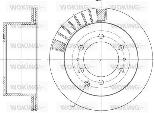 Woking D61713.10 - Kočioni disk www.molydon.hr