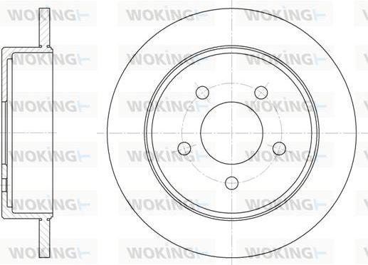 Woking D61712.00 - Kočioni disk www.molydon.hr