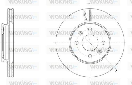 Woking D61784.10 - Kočioni disk www.molydon.hr