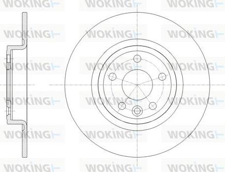 Woking D61785.00 - Kočioni disk www.molydon.hr