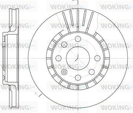 Woking D6178.10 - Kočioni disk www.molydon.hr