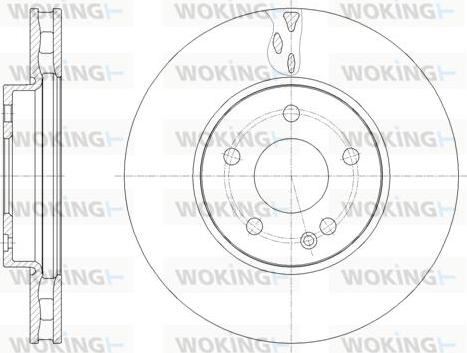 Woking D61788.10 - Kočioni disk www.molydon.hr