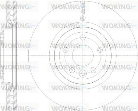 Woking D61782.10 - Kočioni disk www.molydon.hr