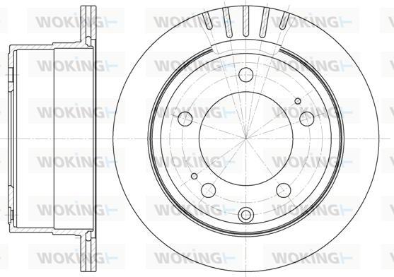 Woking D61735.10 - Kočioni disk www.molydon.hr