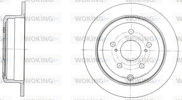 Woking D61732.00 - Kočioni disk www.molydon.hr