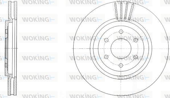 Woking D61729.10 - Kočioni disk www.molydon.hr