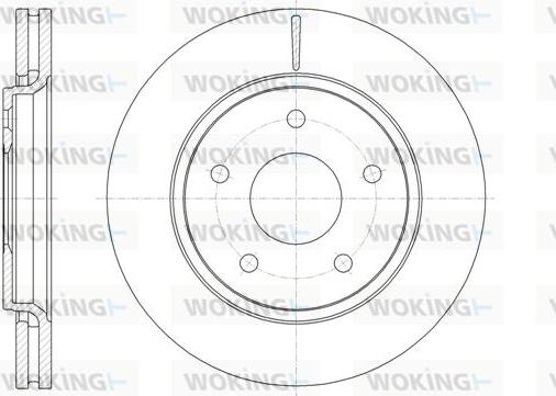 Woking D61724.10 - Kočioni disk www.molydon.hr