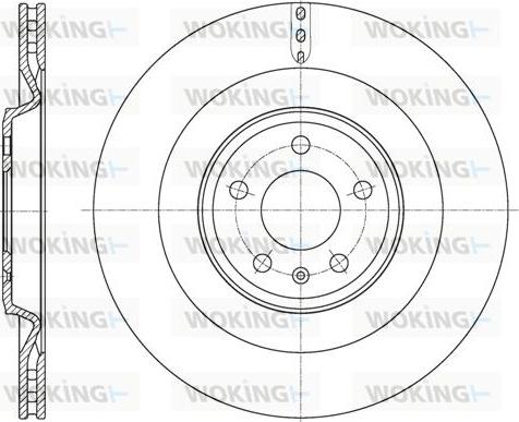 Woking D61774.10 - Kočioni disk www.molydon.hr