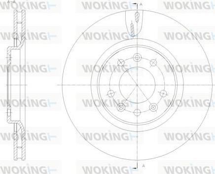 Woking D61776.10 - Kočioni disk www.molydon.hr