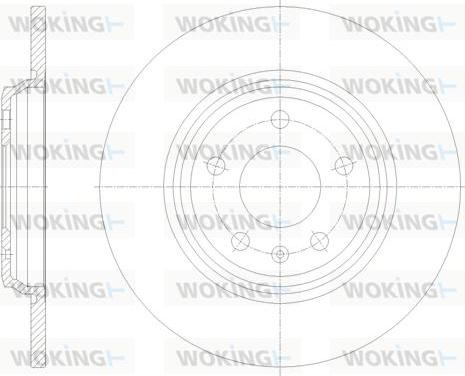 Woking D61771.00 - Kočioni disk www.molydon.hr