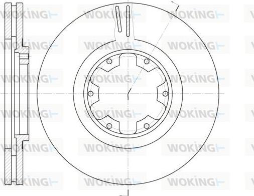 Woking D6899.10 - Kočioni disk www.molydon.hr