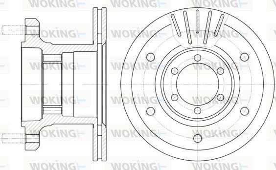 Woking D6894.10 - Kočioni disk www.molydon.hr