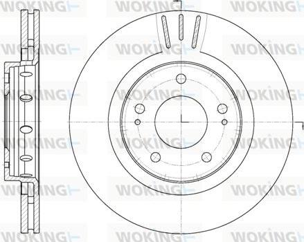 Woking D6896.10 - Kočioni disk www.molydon.hr