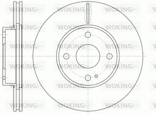 Woking D6843.10 - Kočioni disk www.molydon.hr