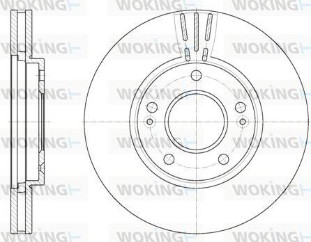 Woking D6850.10 - Kočioni disk www.molydon.hr