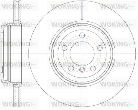 Woking D6852.10 - Kočioni disk www.molydon.hr