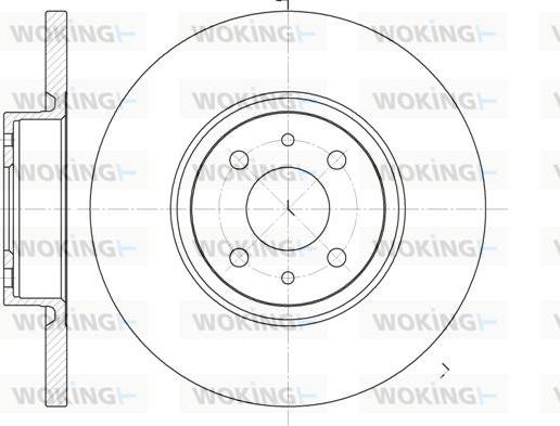 Woking D6860.00 - Kočioni disk www.molydon.hr