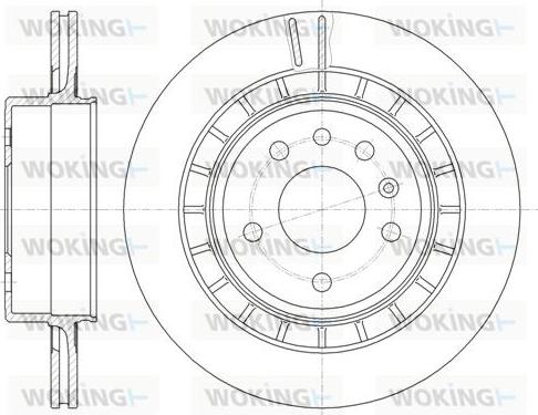 Woking D6861.10 - Kočioni disk www.molydon.hr