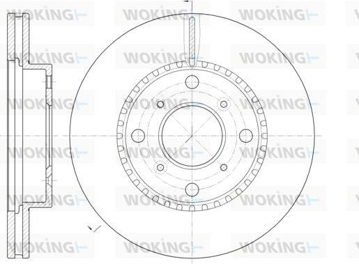 Woking D6804.10 - Kočioni disk www.molydon.hr